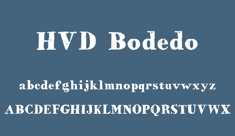 hvd-bodedo font