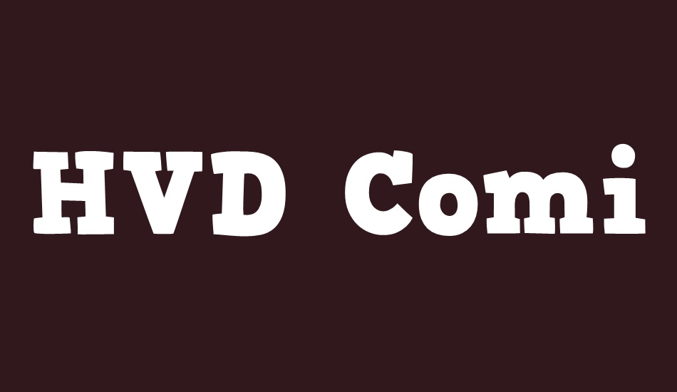 hvd-comic-serif font big