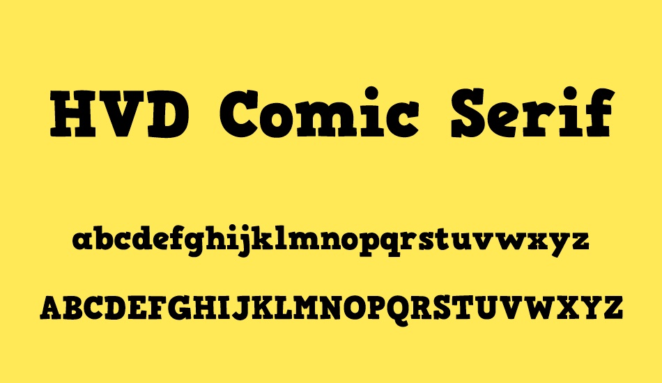 hvd-comic-serif-pro font