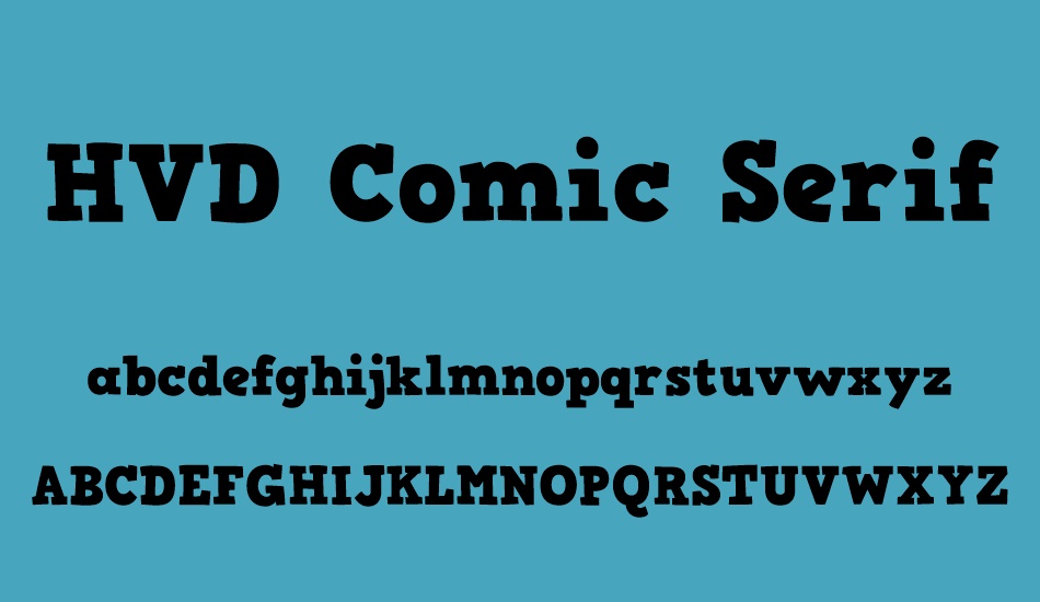 hvd-comic-serif font