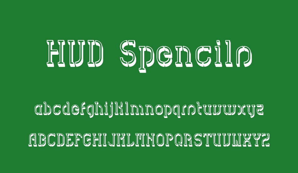 hvd-spencils font