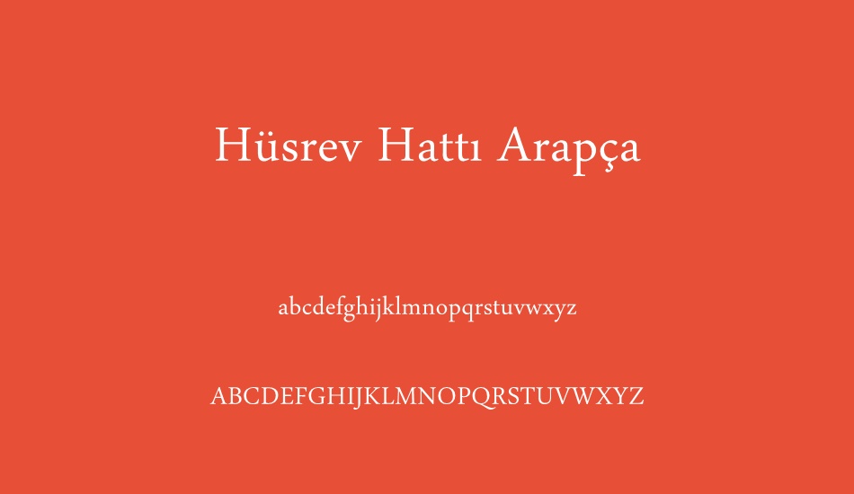 hüsrev-hattı-arapça font