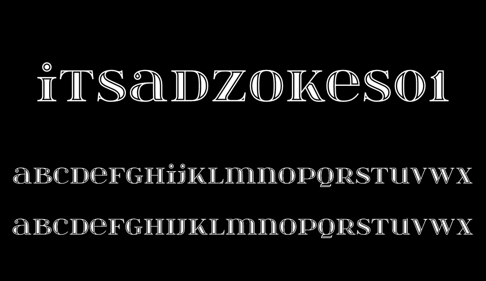 itsadzokes01 font