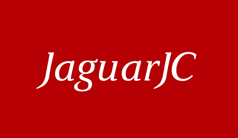 jaguarjc font big
