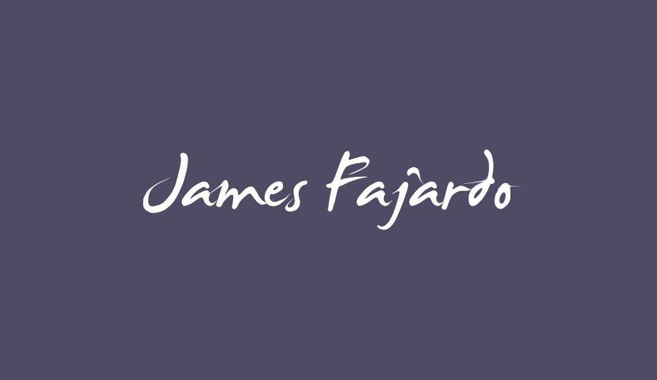 james-fajardo font big