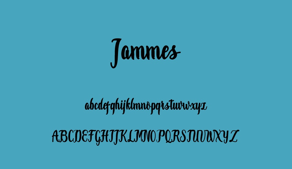 jammes- font