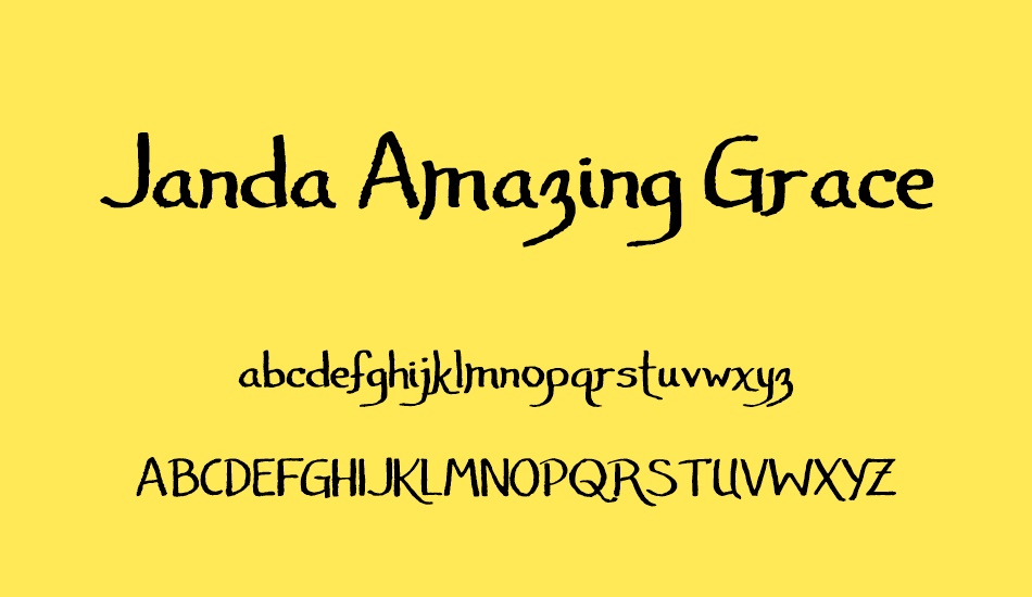 janda-amazing-grace font