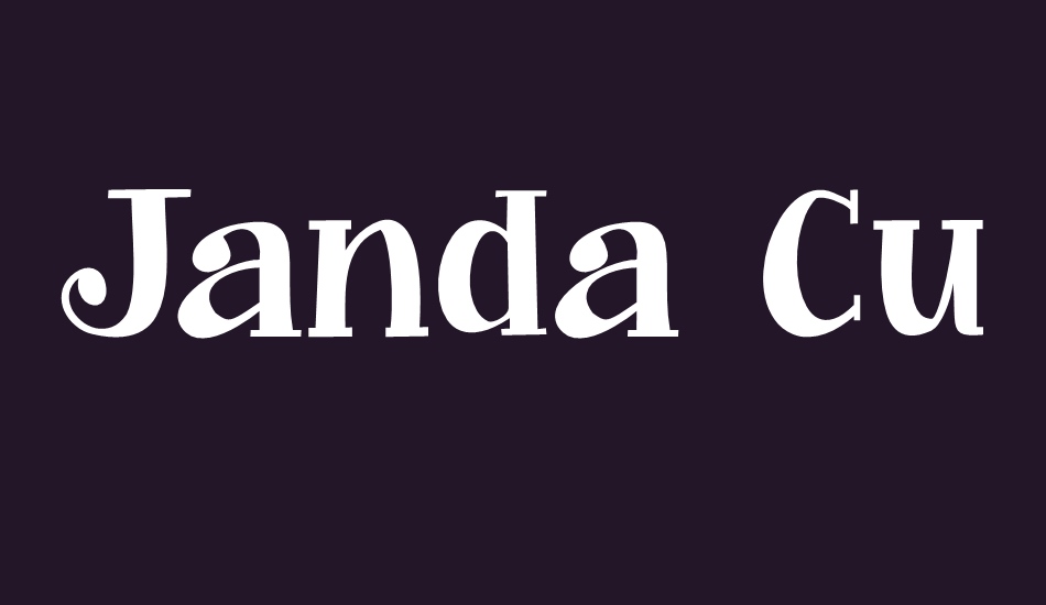 janda-curlygirl-chunky font big