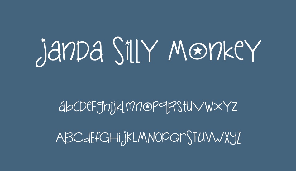 janda-silly-monkey font
