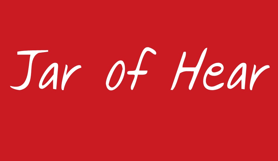 jar-of-hearts font big