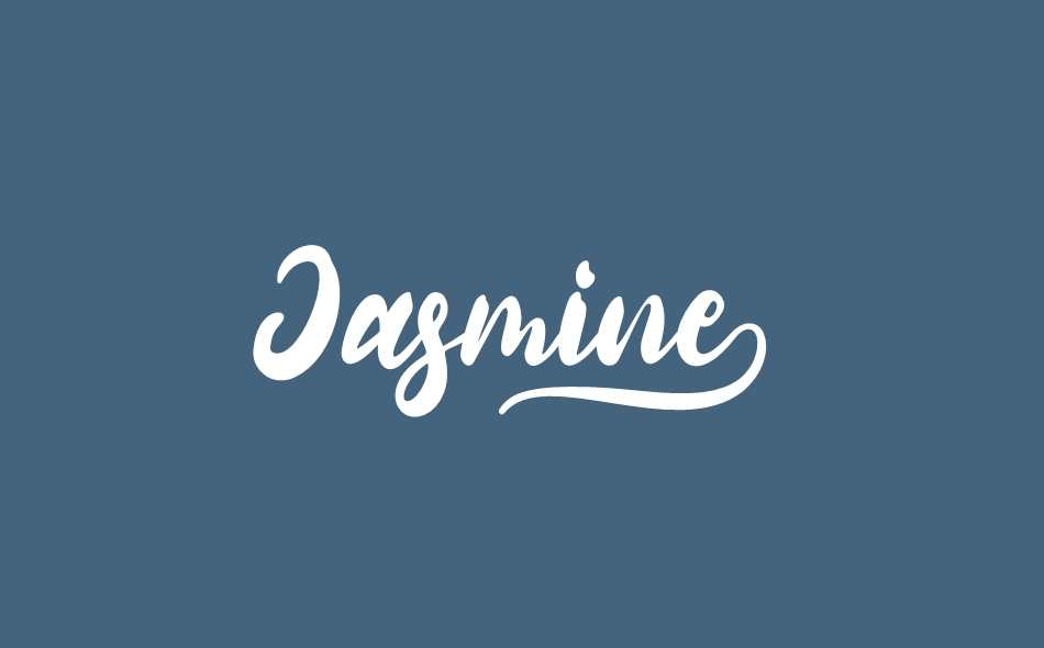 Jasmine font big