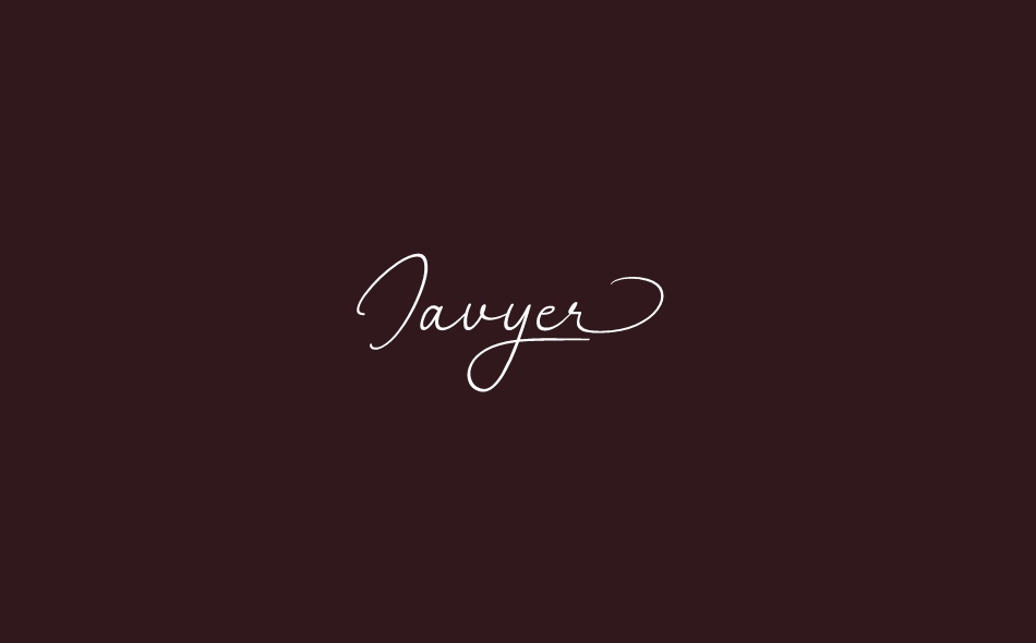 Javyer font big