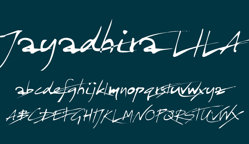 jayadhira-lıla-ee-0-1 font