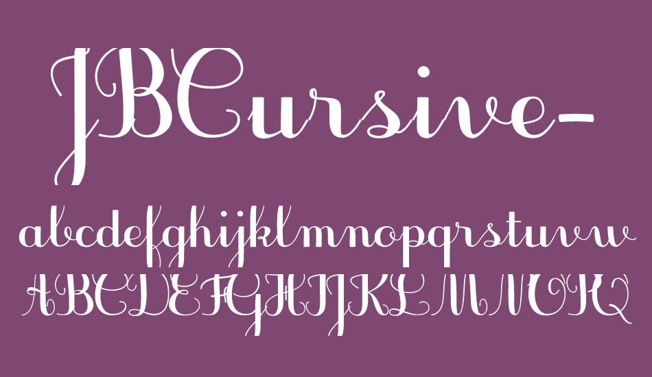 jbcursive-v3 font