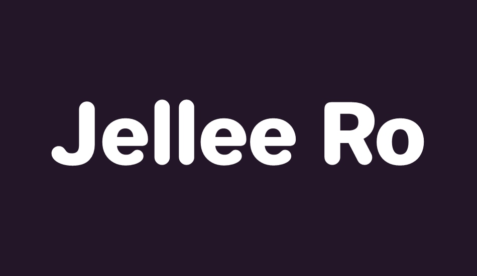 jellee-roman font big