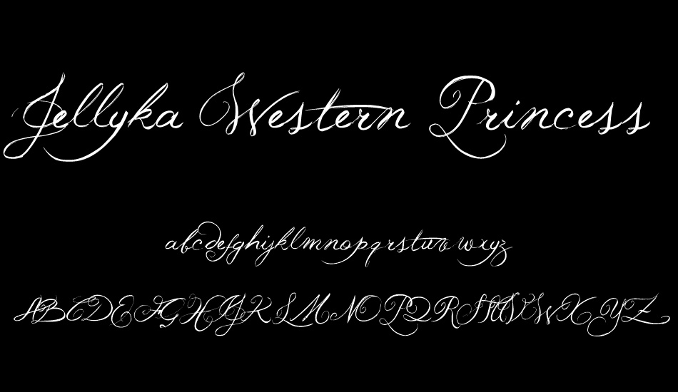 jellyka-western-princess font
