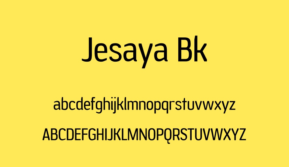 jesaya-bk font
