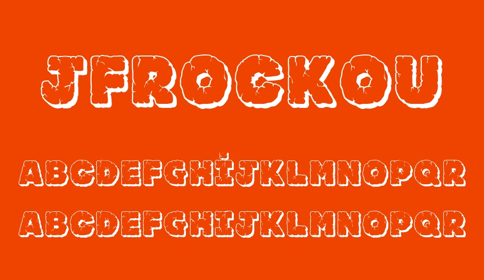 jfrockoutcrop font