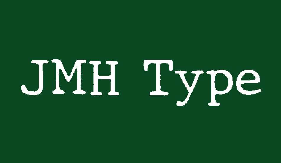 jmh-typewriter font big