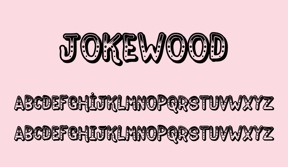 jokewood font