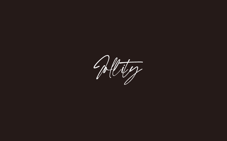 Jollity font big