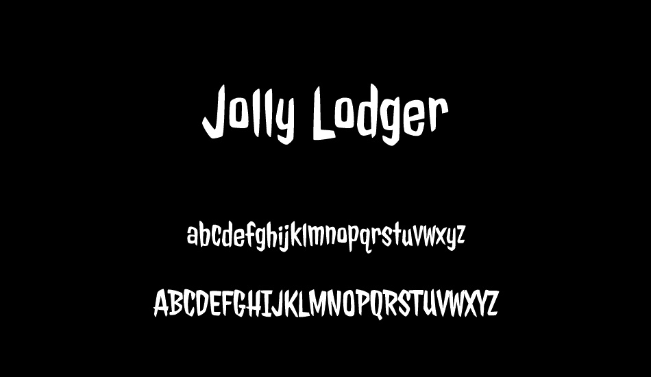 jolly-lodger font