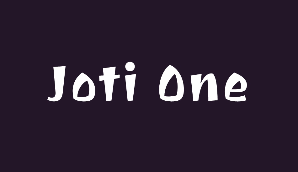 joti-one font big