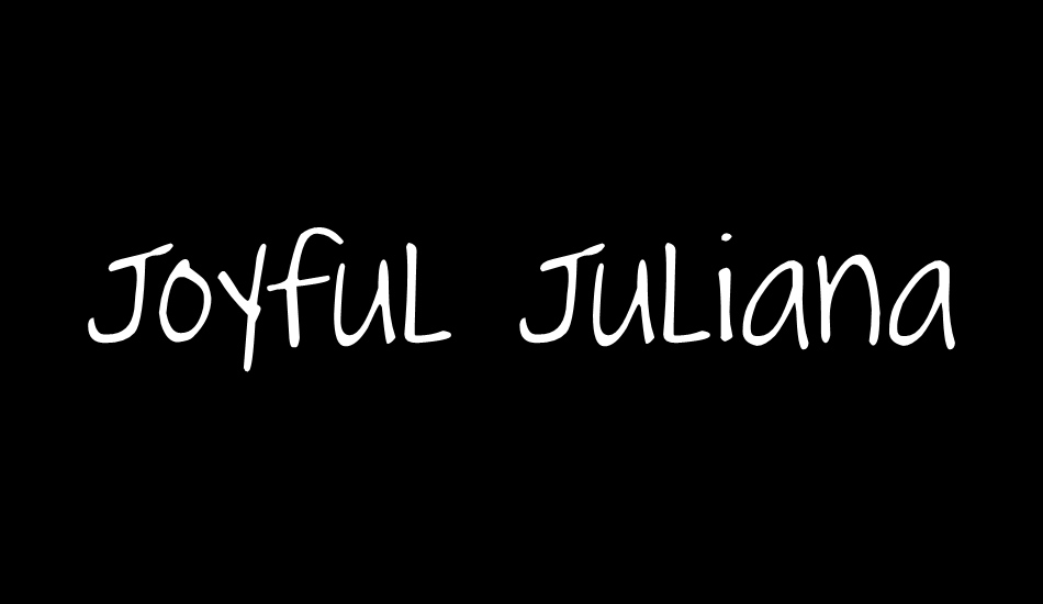 joyful-juliana font big