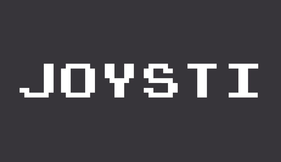 joystix-monospace font big