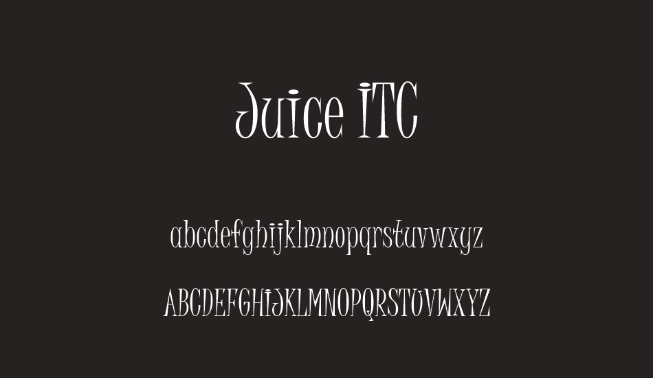 juice-ıtc font