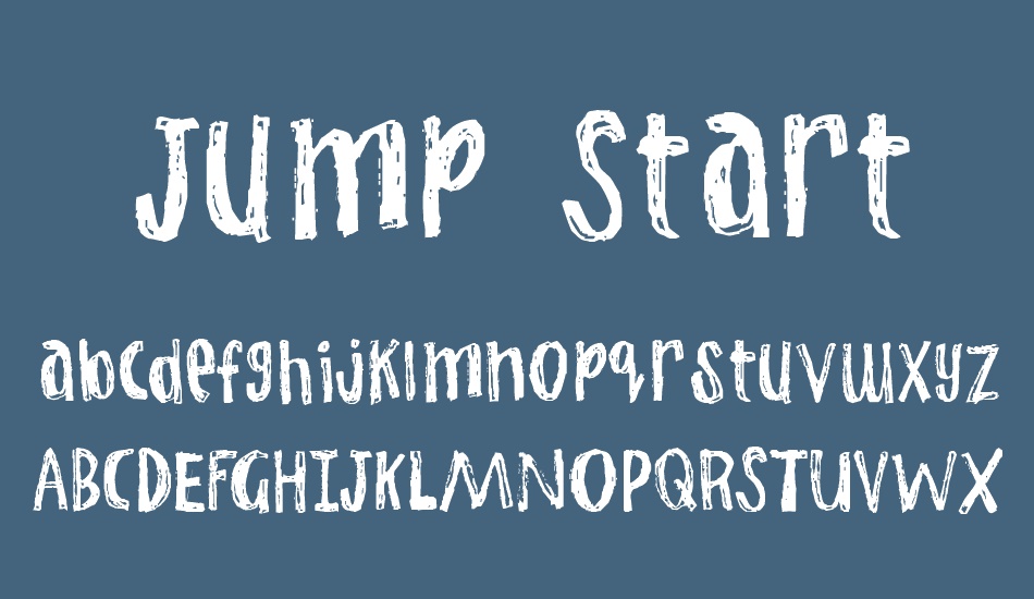 jump-start font