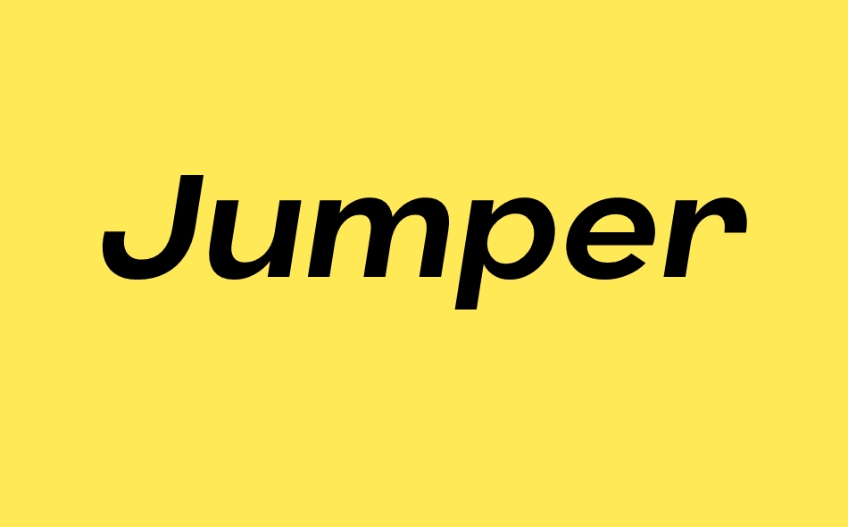 Jumper font big