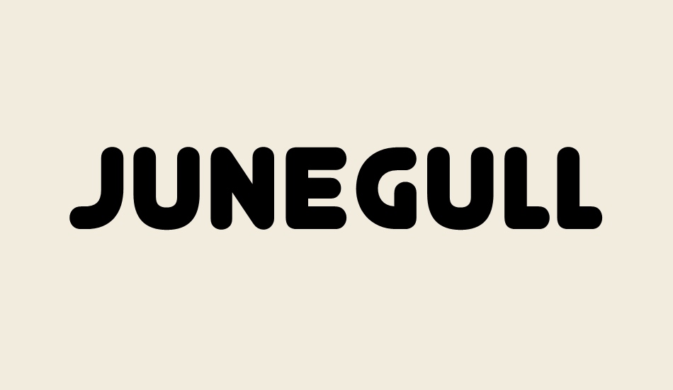 junegull font big