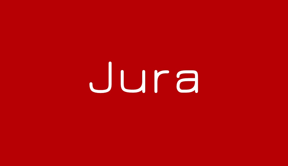 jura font big