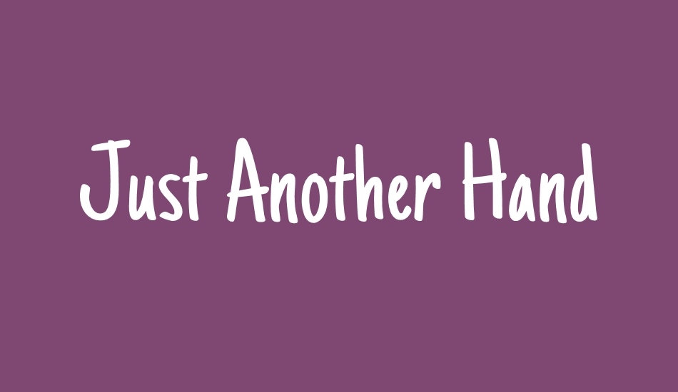 just-another-hand font big
