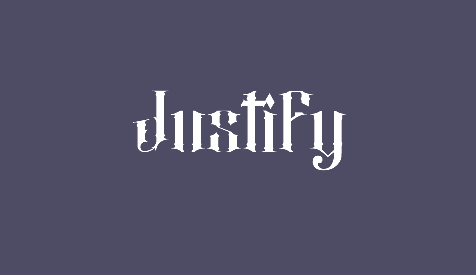 justify font big