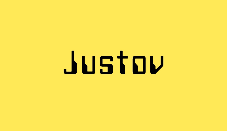 justov font big