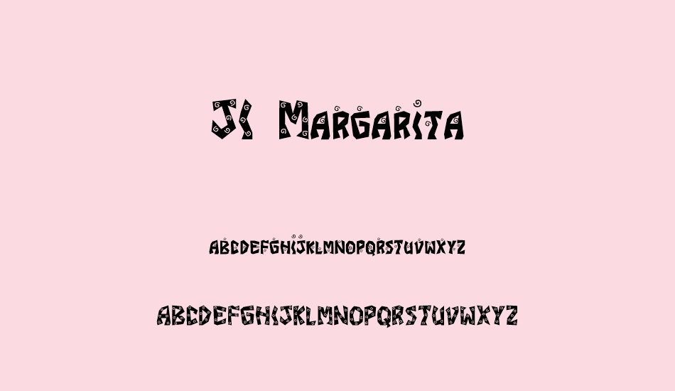 jı-margarita font