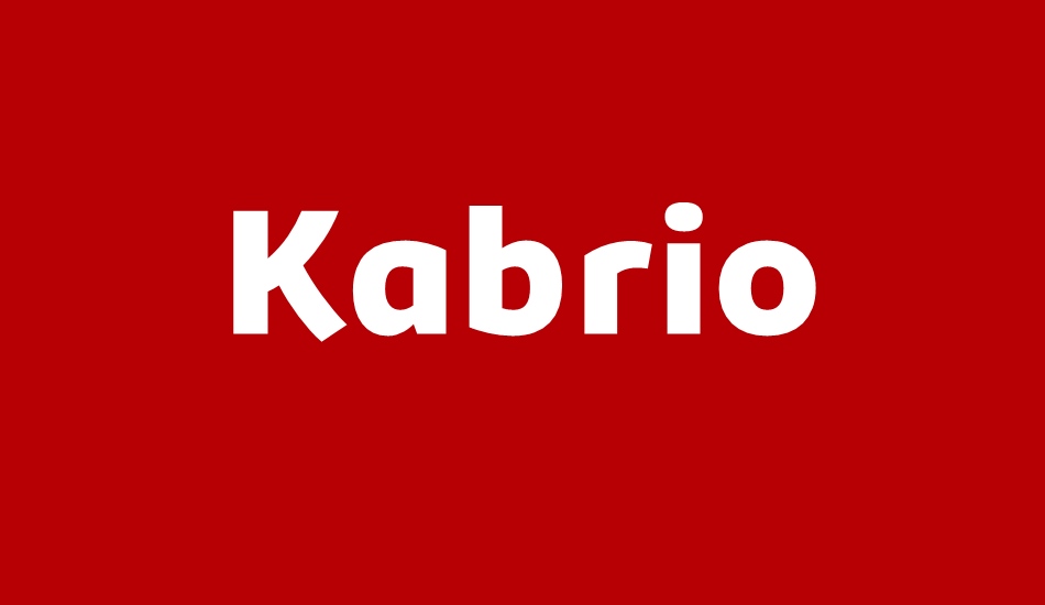 kabrio font big