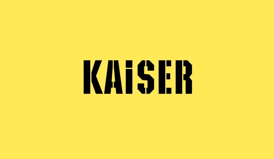 kaiser font big