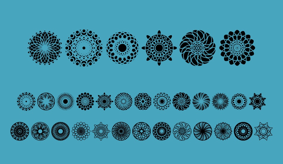 kaleidoscopic-mind font
