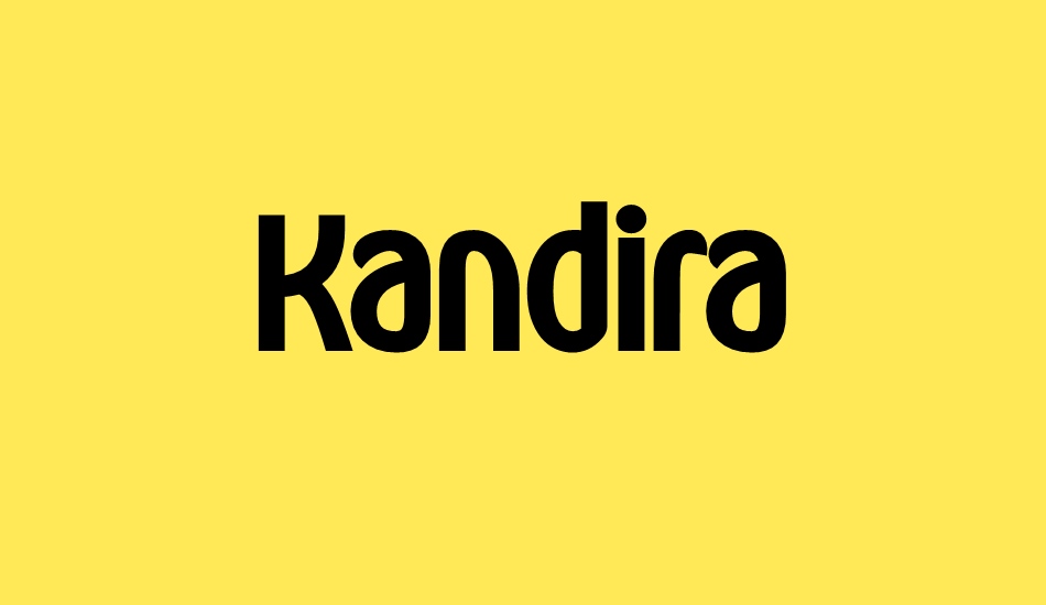 kandira-personal font big