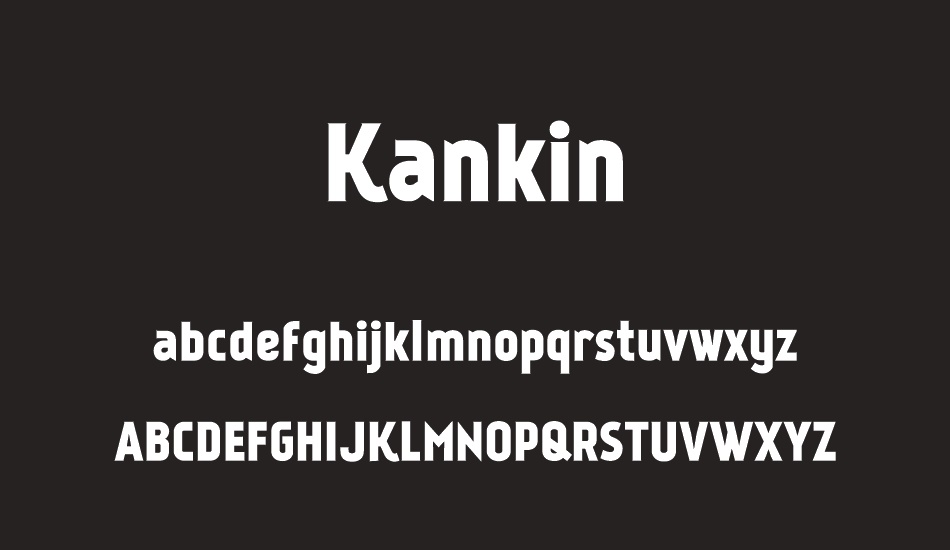 kankin font