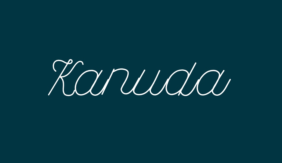 kanuda font big