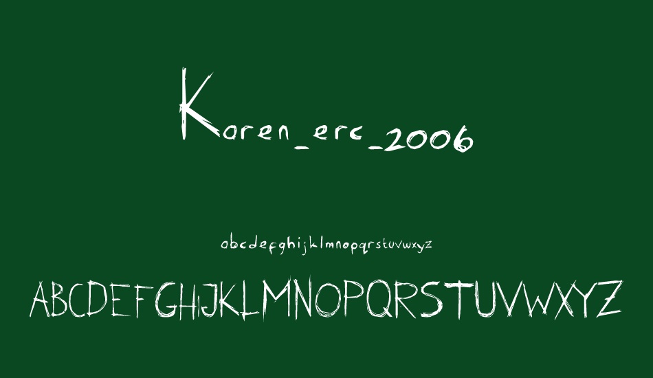 karen-erc-2006 font