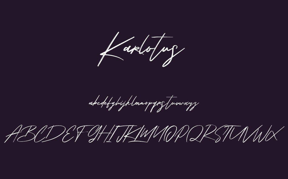 Karlotus font