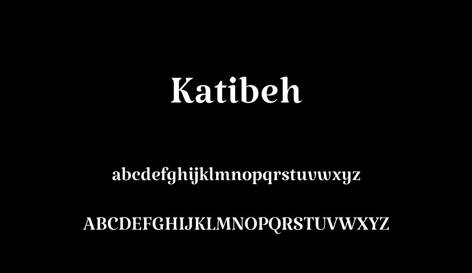 katibeh font