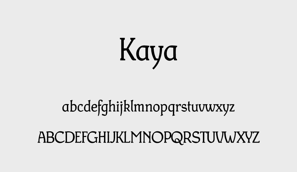 kaya font