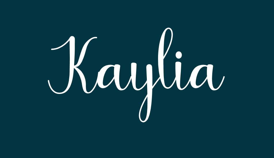 kaylia font big