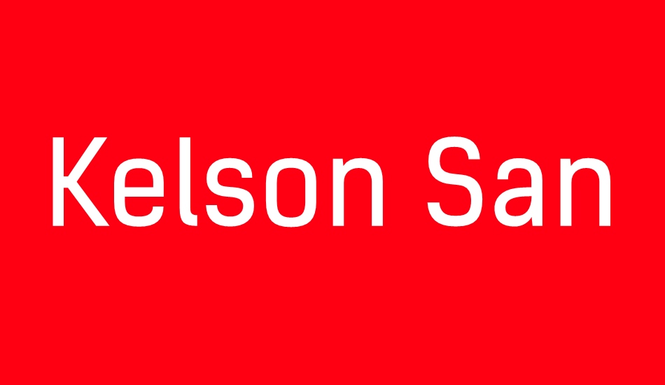 kelson-sans font big